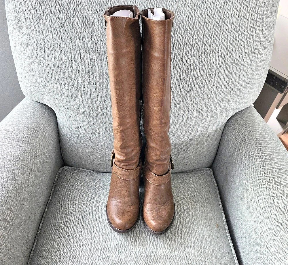 Brown Over-the-Knee Boots Like New